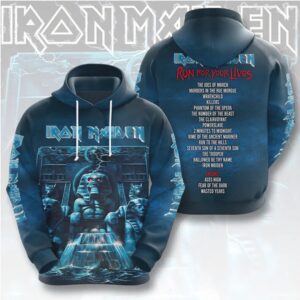 Iron Maiden Run For Your Lives World Tour 2026 Pharaoh Hoodie Iron Maiden Run For Your Lives World Tour 2026 Pharaoh Hoodie