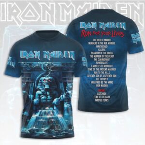 Iron Maiden Run For Your Lives World Tour 2026 Pharaoh Hoodie
