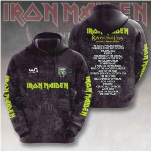 Iron Maiden Run For Your Lives World Tour 2026 Vintage Graphic Hoodie Iron Maiden Run For Your Lives World Tour 2026 Vintage Graphic Hoodie