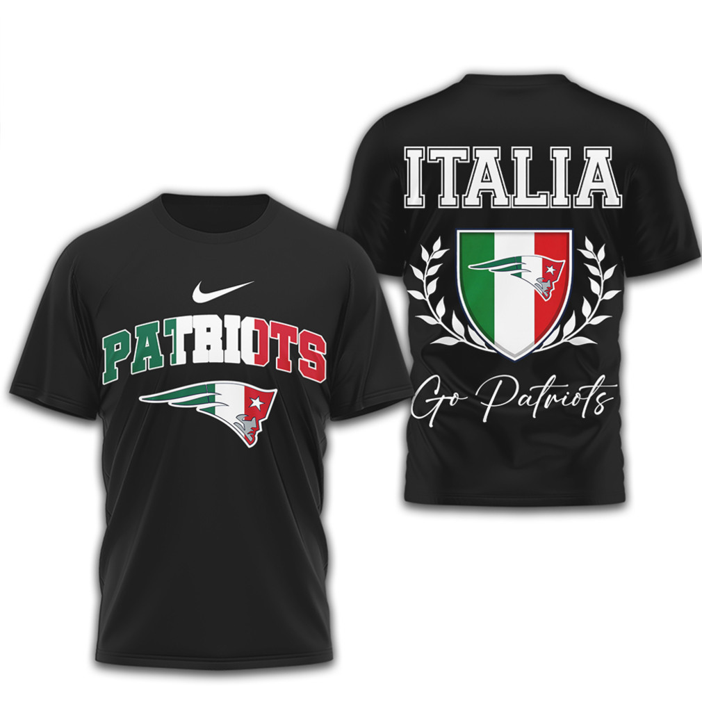 Italia New England Patriots Italian Heritage Pride Flag Graphic For Fans T Shirt Italia New England Patriots Italian Heritage Pride Flag Graphic For Fans T Shirt