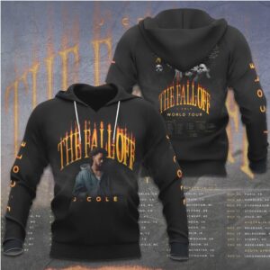 J Cole The Fall Off World Tour 2024 Vintage Graphic Streetwear Hoodie J Cole The Fall Off World Tour 2024 Vintage Graphic Streetwear Hoodie
