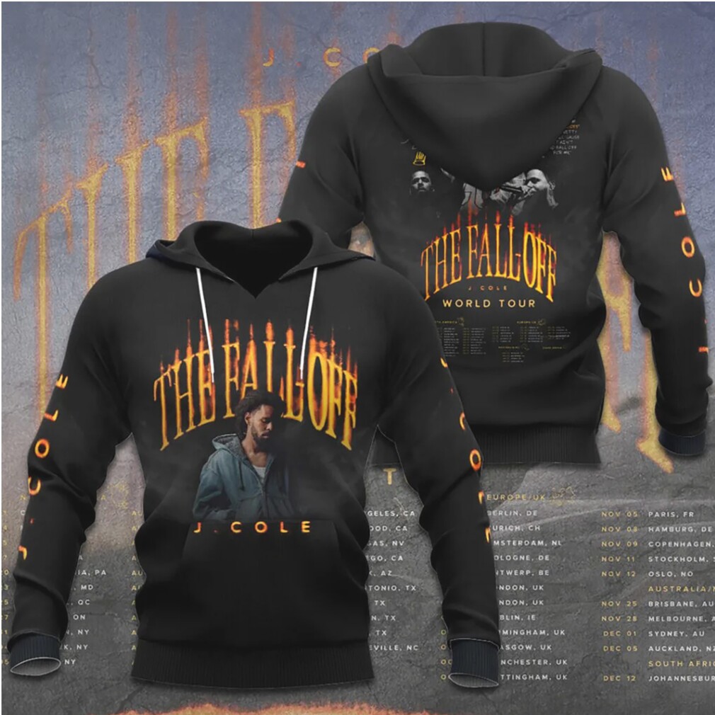 J Cole The Fall Off World Tour 2024 Vintage Graphic Streetwear Hoodie J Cole The Fall Off World Tour 2024 Vintage Graphic Streetwear Hoodie