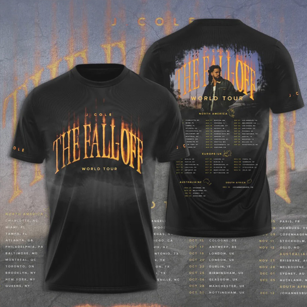 J Cole The Fall Off World Tour 2024 Vintage Hip Hop Hoodie J Cole The Fall Off World Tour 2024 Vintage Hip Hop Hoodie