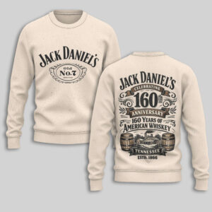 Jack Daniel’s 160th Anniversary 160 Years Of American Whiskey Vintage T Shirt Jack Daniel’s 160th Anniversary 160 Years Of American Whiskey Vintage T Shirt