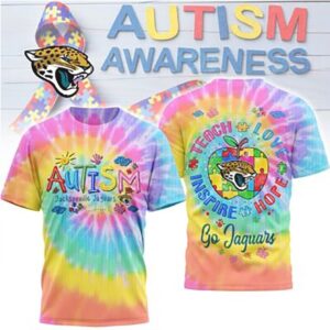 Jacksonville Jaguars Autism Awareness Teach Love Hope Puzzle NFL Football Fan T Shirt Jacksonville Jaguars Autism Awareness Teach Love Hope Puzzle NFL Football Fan T Shirt