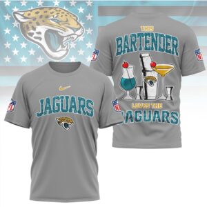 Jacksonville Jaguars Bartender Teal Pride Football Fan Game Day Spirit T Shirt
