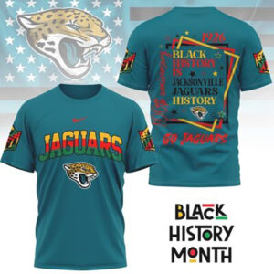 Jacksonville Jaguars Black History Month 1926 Anniversary NFL Team T Shirt
