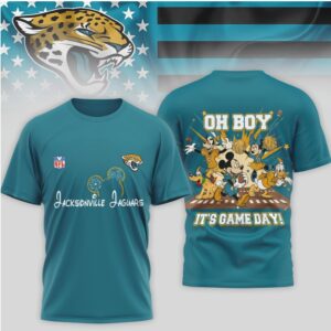 Jacksonville Jaguars Mickey Mouse Game Day Disney Character Vintage Sports Fan Shirt
