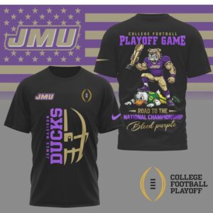 James Madison JMU Dukes College Football Playoff Road To National Championship Shirt James Madison JMU Dukes College Football Playoff Road To National Championship Shirt
