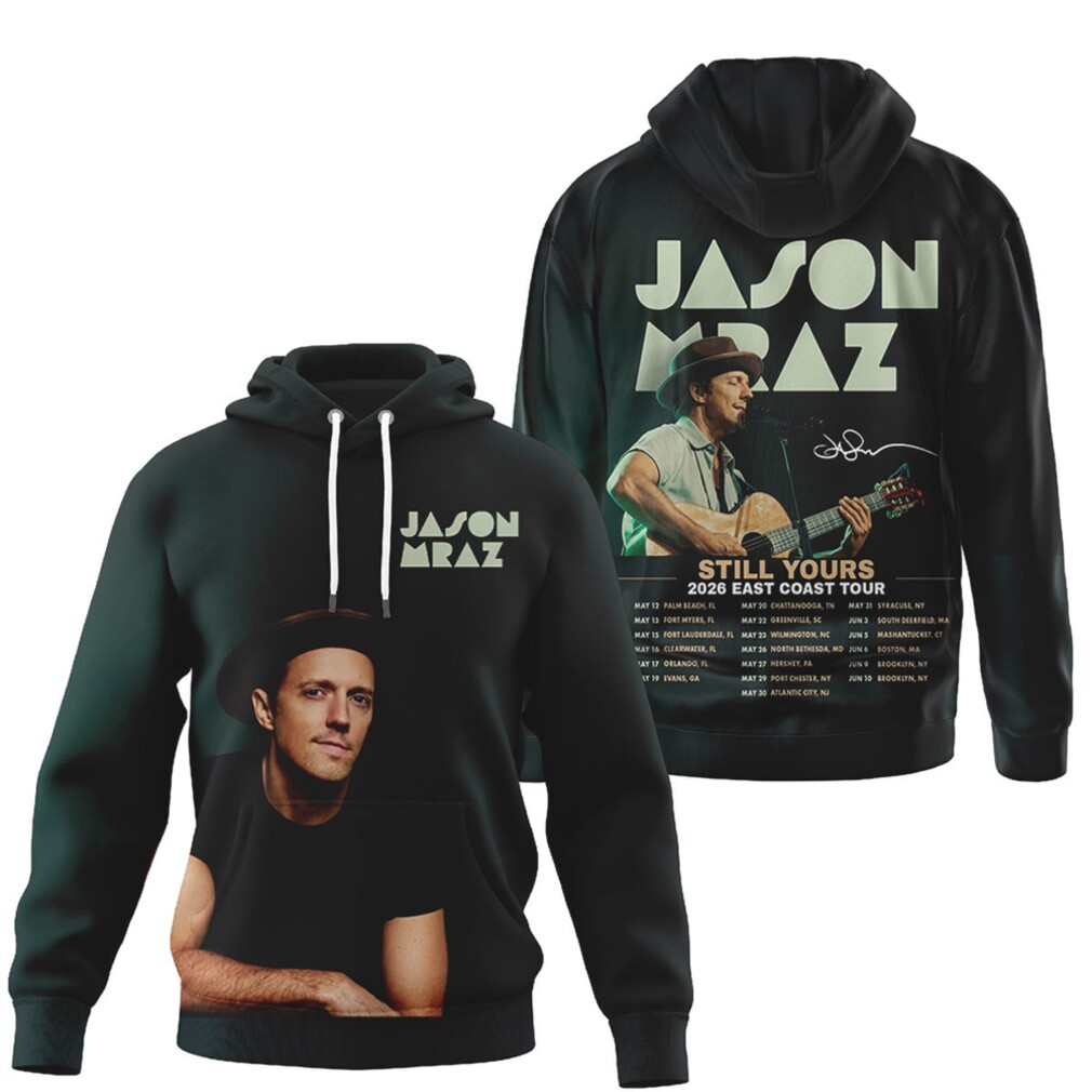 Jason Mraz Still Yours 2026 East Coast Tour Acoustic Singer Songwriter Concert T Shirt Jason Mraz Still Yours 2026 East Coast Tour Acoustic Singer Songwriter Concert T Shirt