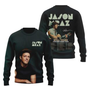 Jason Mraz Still Yours 2026 East Coast Tour Acoustic Singer Songwriter Concert T Shirt