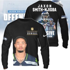 Jaxon Smith Njigba Seattle Seahawks Offensive Player Of The Year NFL Honors T Shirt