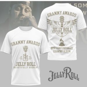 Jelly Roll Beautifully Broken Grammy Awards Tour Country Music tshirt Jelly Roll Beautifully Broken Grammy Awards Tour Country Music tshirt