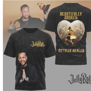 Jelly Roll Beautifully Broken Royally Healed Grammy Winner Vintage Retro Artist Music Graphic Shirt Jelly Roll Beautifully Broken Royally Healed Grammy Winner Vintage Retro Artist Music Graphic Shirt