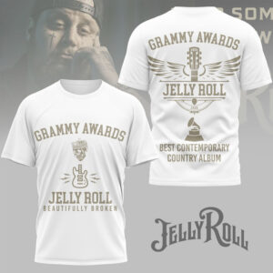 Jelly Roll Grammy Awards 2026 Beautifully Broken Vintage Graphic Concert Fan T Shirt
