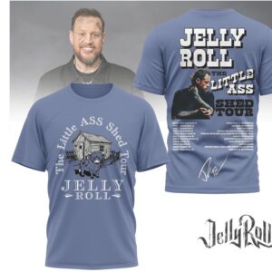Jelly Roll The Little Ass Shed Tour 2026 Concert Schedule T Shirt Jelly Roll The Little Ass Shed Tour 2026 Concert Schedule T Shirt