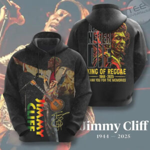 Jimmy Cliff King Of Reggae Legends Never Die Memorial Tribute Graphic T Shirt