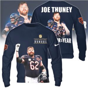 Joe Thuney Chicago Bears Protector Of The Year NFL Honors Hoodie Joe Thuney Chicago Bears Protector Of The Year NFL Honors Hoodie