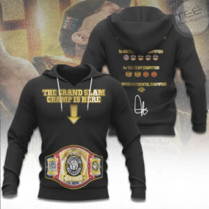 John Cena WWE Grand Slam Champion Farewell Tour 2025 Gold Graphic T Shirt