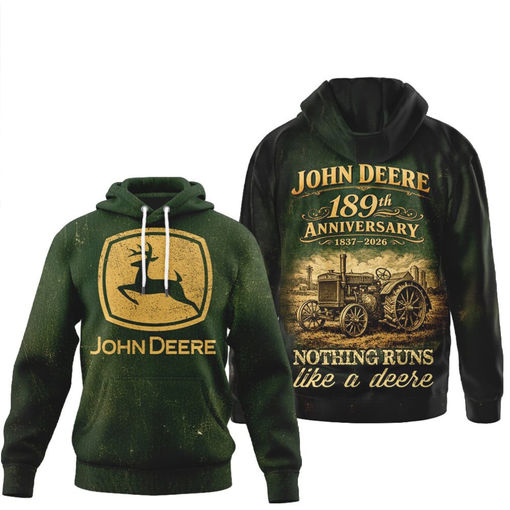 John Deere 189th Anniversary Tractor Classic Farming Heritage tshirt John Deere 189th Anniversary Tractor Classic Farming Heritage tshirt