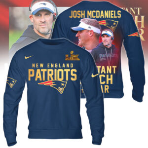 Josh McDaniels New England Patriots Assistant Coach Of The Year NFL Fan Gear T Shirt