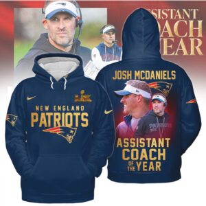 Josh McDaniels New England Patriots Assistant Coach Of The Year NFL Fan Gear T Shirt
