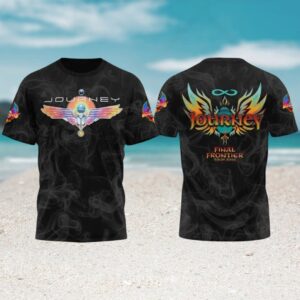 Journey Band Final Frontier 2026 World Tour Scarab Wings Vintage Style Graphic Shirt
