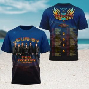 Journey Final Frontier Tour 2026 North American Cities Shirt