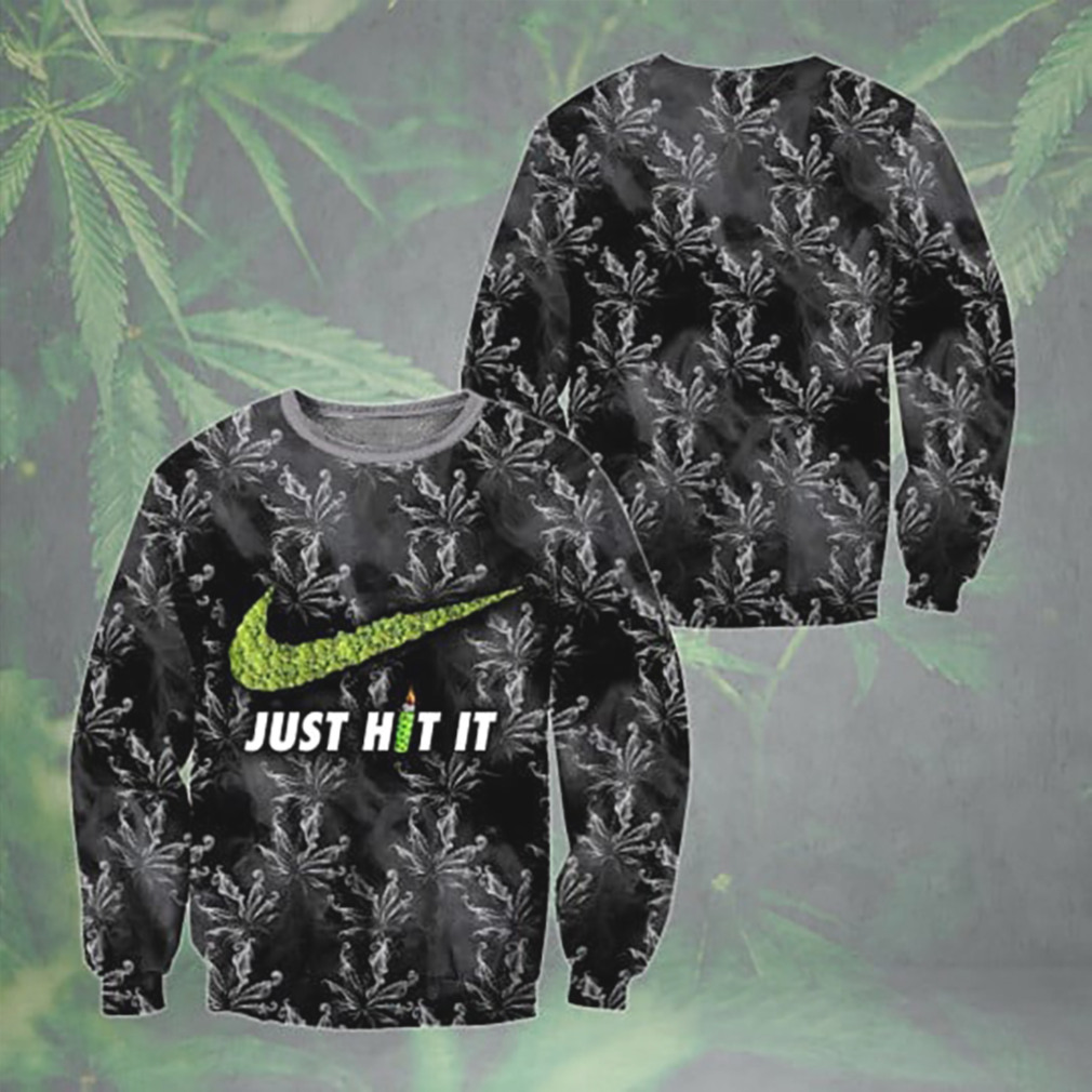 Just Hit It Cannabis Bud Swoosh 420 Marijuana Hoodie Just Hit It Cannabis Bud Swoosh 420 Marijuana Hoodie