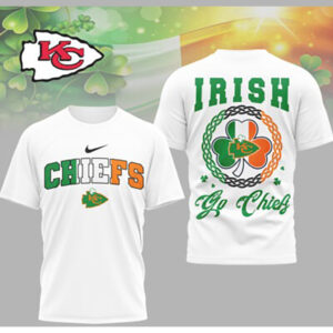 Kansas City Chiefs Irish Pride St. Patrick's Day Lucky Shamrock NFL Fan T Shirt