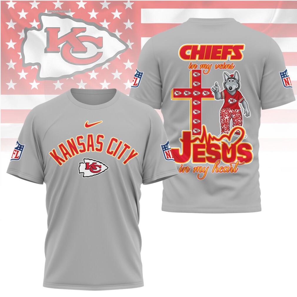Kansas City Chiefs Jesus In My Heart Christian Faith Football Sports T Shirt Kansas City Chiefs Jesus In My Heart Christian Faith Football Sports T Shirt
