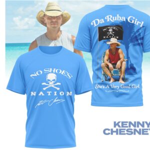 Kenny Chesney No Shoes Nation Da Ruba Girl Blue Graphic T Shirt Kenny Chesney No Shoes Nation Da Ruba Girl Blue Graphic T Shirt