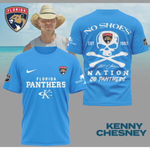 Kenny Chesney No Shoes Nation Florida Panthers NHL Skull Crossbones Shirt