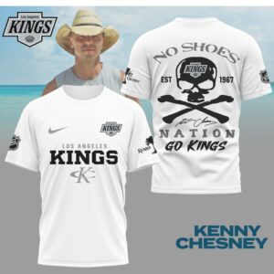 Kenny Chesney No Shoes Nation Los Angeles Kings NHL Skull Crossbones Shirt Kenny Chesney No Shoes Nation Los Angeles Kings NHL Skull Crossbones Shirt