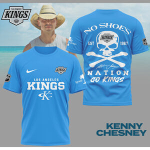 Kenny Chesney No Shoes Nation Los Angeles Kings NHL Skull Crossbones Shirt