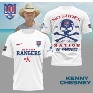 Kenny Chesney No Shoes Nation New York Rangers NHL Skull Crossbones Shirt Kenny Chesney No Shoes Nation New York Rangers NHL Skull Crossbones Shirt