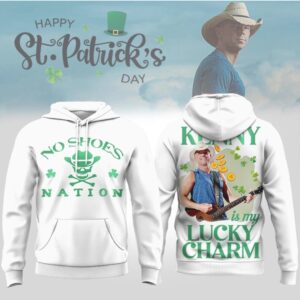 Kenny Chesney No Shoes Nation St Patrick's Day Lucky Charm Vintage Graphic Country Tee