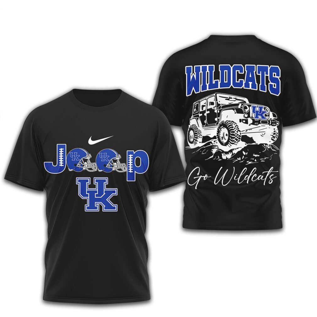 Kentucky Wildcats Jeep Off Road Graphic Vintage Blue Football Fan Apparel T Shirt Kentucky Wildcats Jeep Off Road Graphic Vintage Blue Football Fan Apparel T Shirt