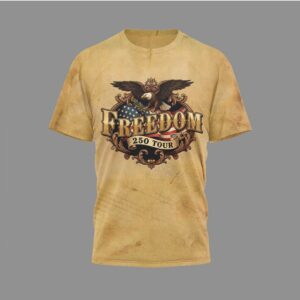 Kid Rock Freedom 250 Tour Road To Nashville Vintage Eagle T Shirt Kid Rock Freedom 250 Tour Road To Nashville Vintage Eagle T Shirt