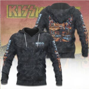 Kiss Band Las Vegas Skull Vintage Rock Graphic Hoodie Kiss Band Las Vegas Skull Vintage Rock Graphic Hoodie