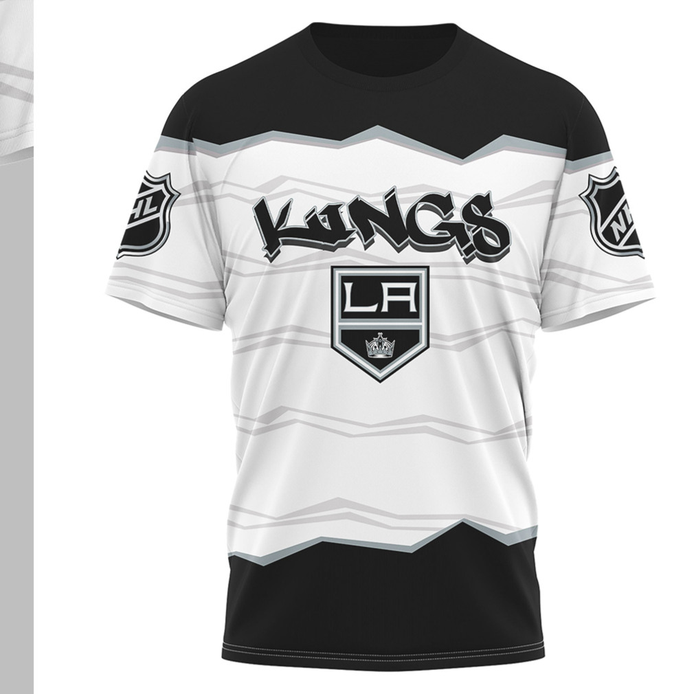 LA Kings Puck Yeah Skeleton Black White Hockey Fan Apparel Shirt LA Kings Puck Yeah Skeleton Black White Hockey Fan Apparel Shirt