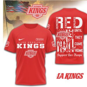 LA Kings R.E.D. Friday Military Support Remember Everyone Deployed Hockey Shirt