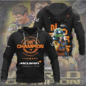 Lando Norris McLaren Formula 1 Driver World Champion 2025 Racing T Shirt Lando Norris McLaren Formula 1 Driver World Champion 2025 Racing T Shirt