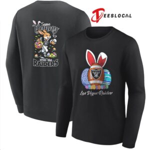 Las Vegas Raiders Easter Bunny Football Cute Holiday Game Day Apparel T Shirt