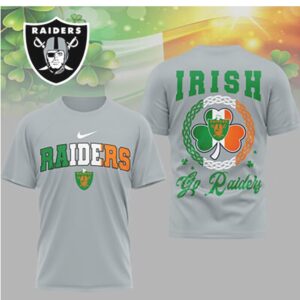 Las Vegas Raiders Irish Shamrock St. Patrick’s Day Lucky NFL Fan T Shirt Las Vegas Raiders Irish Shamrock St. Patrick’s Day Lucky NFL Fan T Shirt