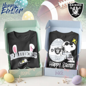 Las Vegas Raiders Snoopy Happy Easter Bunny Ears Nike Logo Football Shirt Las Vegas Raiders Snoopy Happy Easter Bunny Ears Nike Logo Football Shirt