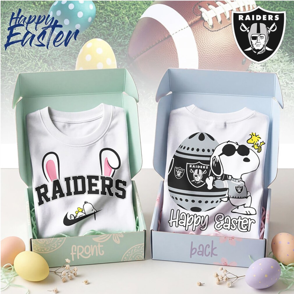 Las Vegas Raiders Snoopy Happy Easter Bunny Ears Nike Logo Football Shirt Las Vegas Raiders Snoopy Happy Easter Bunny Ears Nike Logo Football Shirt