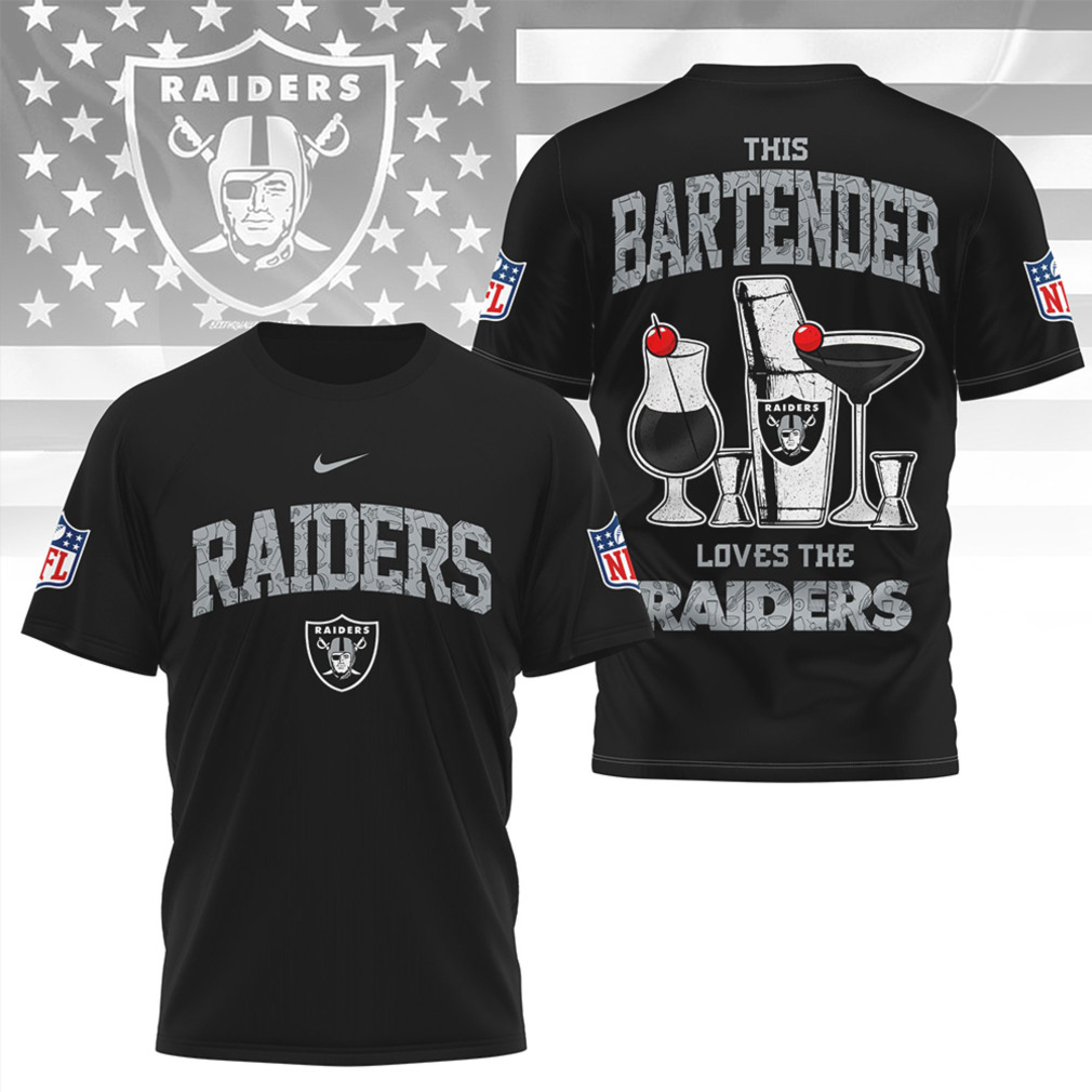 Las Vegas Raiders This Bartender Loves The Raiders Vintage NFL Game Day T Shirt Las Vegas Raiders This Bartender Loves The Raiders Vintage NFL Game Day T Shirt