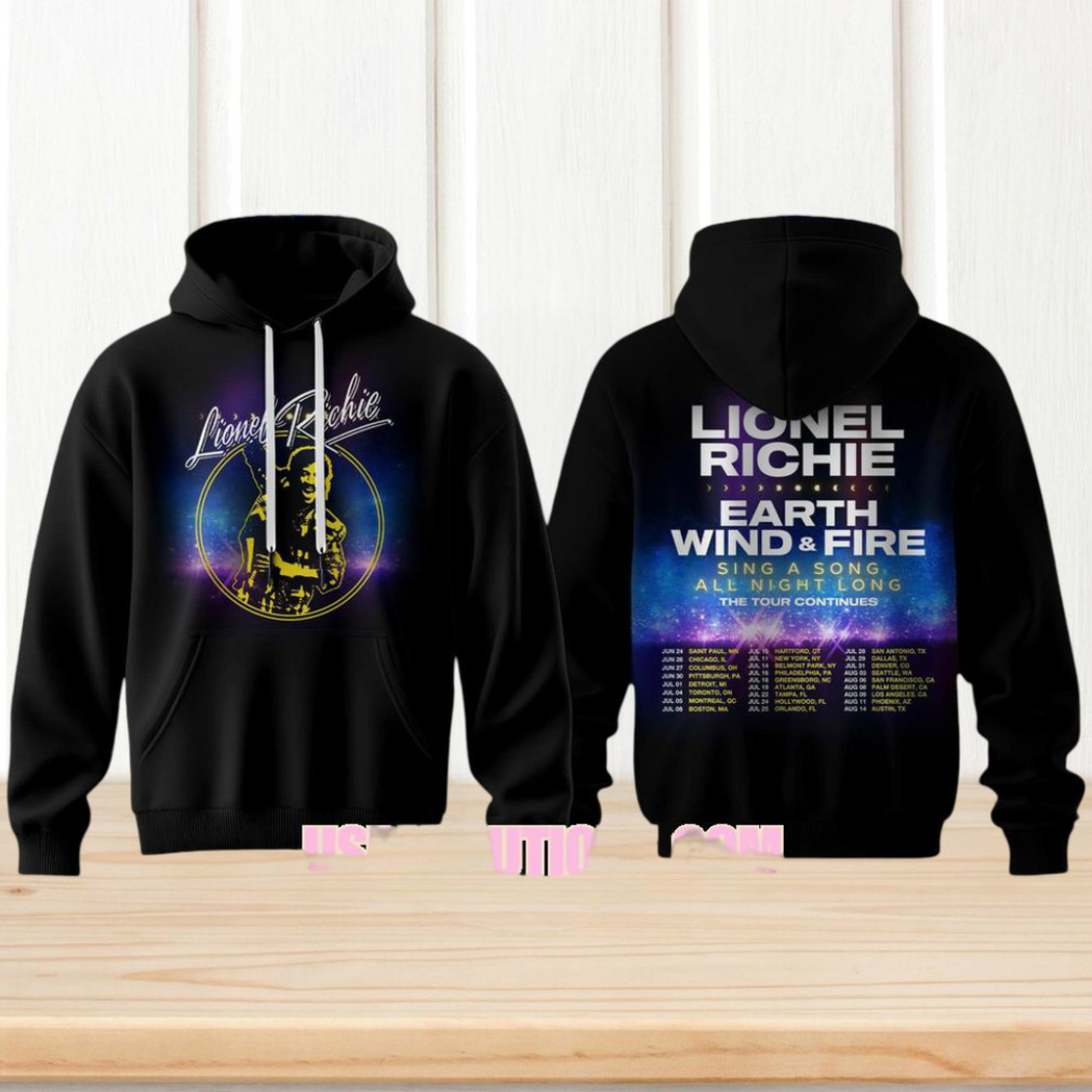 Lionel Richie Earth Wind and Fire Sing A Song Tour 2026 Concert Date Hoodie Lionel Richie Earth Wind and Fire Sing A Song Tour 2026 Concert Date Hoodie