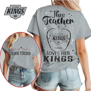 Los Angeles Kings Teacher Appreciation Shirt Hockey Fan Gift Graphic Shirt